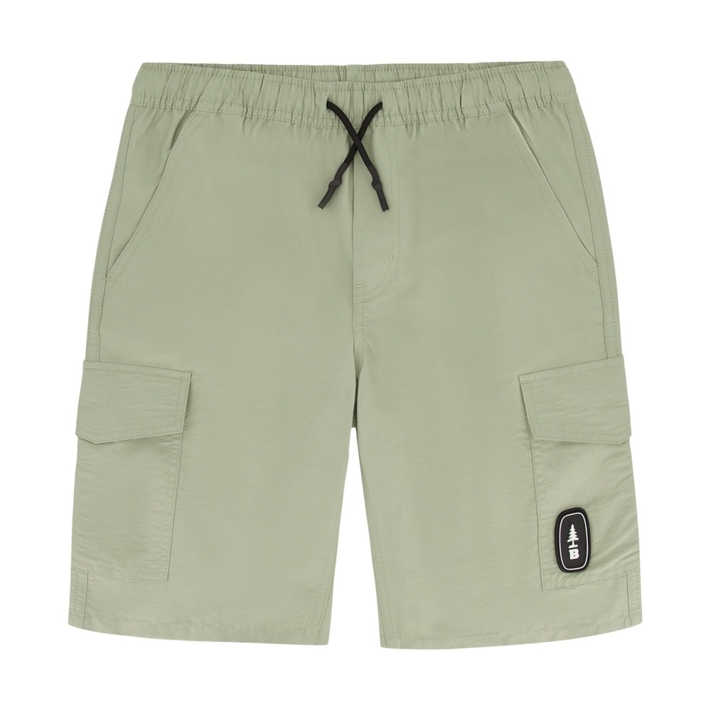 Bass Outdoors Big Boys‎ Pull-on Cargo Shorts - Seagrass - Size L (14/16)